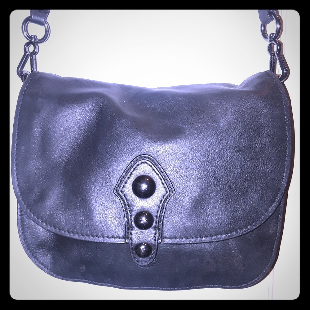Vince Camuto Black Leather Handbag